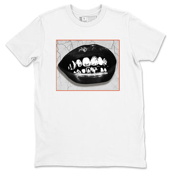 Foams One Jin shirts to match jordans Grillz Lips sneaker match tees Air Foamposite One Jin match shoes to clothes SNRT Sneaker Tees unisex cotton White 2 shirts