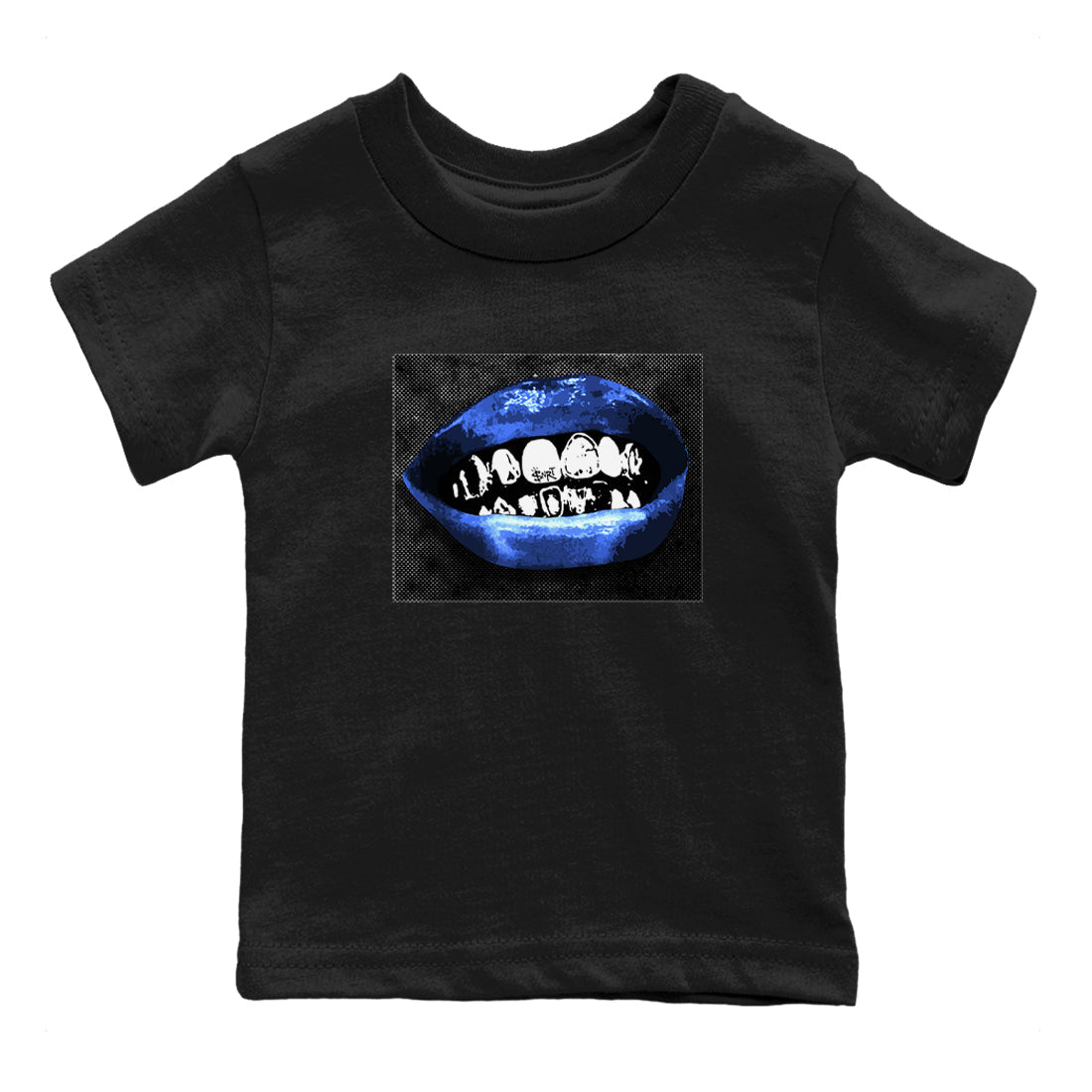 Air Foamposite One Royal shirts to match jordans Grillz Lips sneaker match tees Air Foamposite One Royal SNRT Sneaker Release Tees Youth Baby Black 2 crew neck shirts