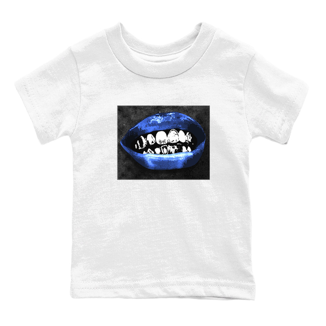 Air Foamposite One Royal shirts to match jordans Grillz Lips sneaker match tees Air Foamposite One Royal SNRT Sneaker Release Tees Youth Baby White 2 crew neck shirts