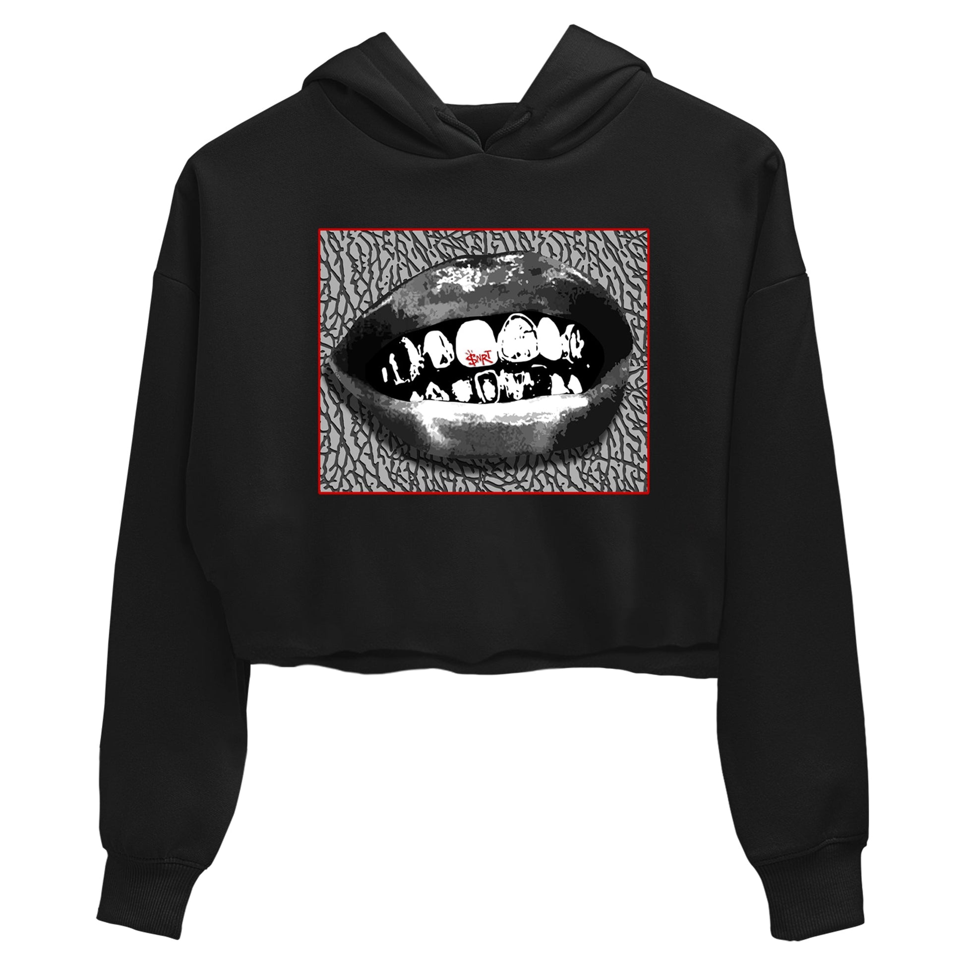 3s Cement Grey shirts to match jordans Grillz Lips sneaker match tees Air Jordan 3 Cement Grey SNRT Sneaker Release Tees unisex cotton Black 2 Crop Shirts