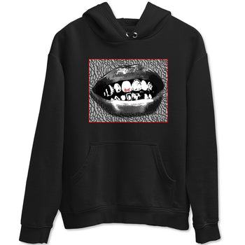 3s Cement Grey shirts to match jordans Grillz Lips sneaker match tees Air Jordan 3 Cement Grey SNRT Sneaker Release Tees unisex cotton Black 2 crew neck shirts