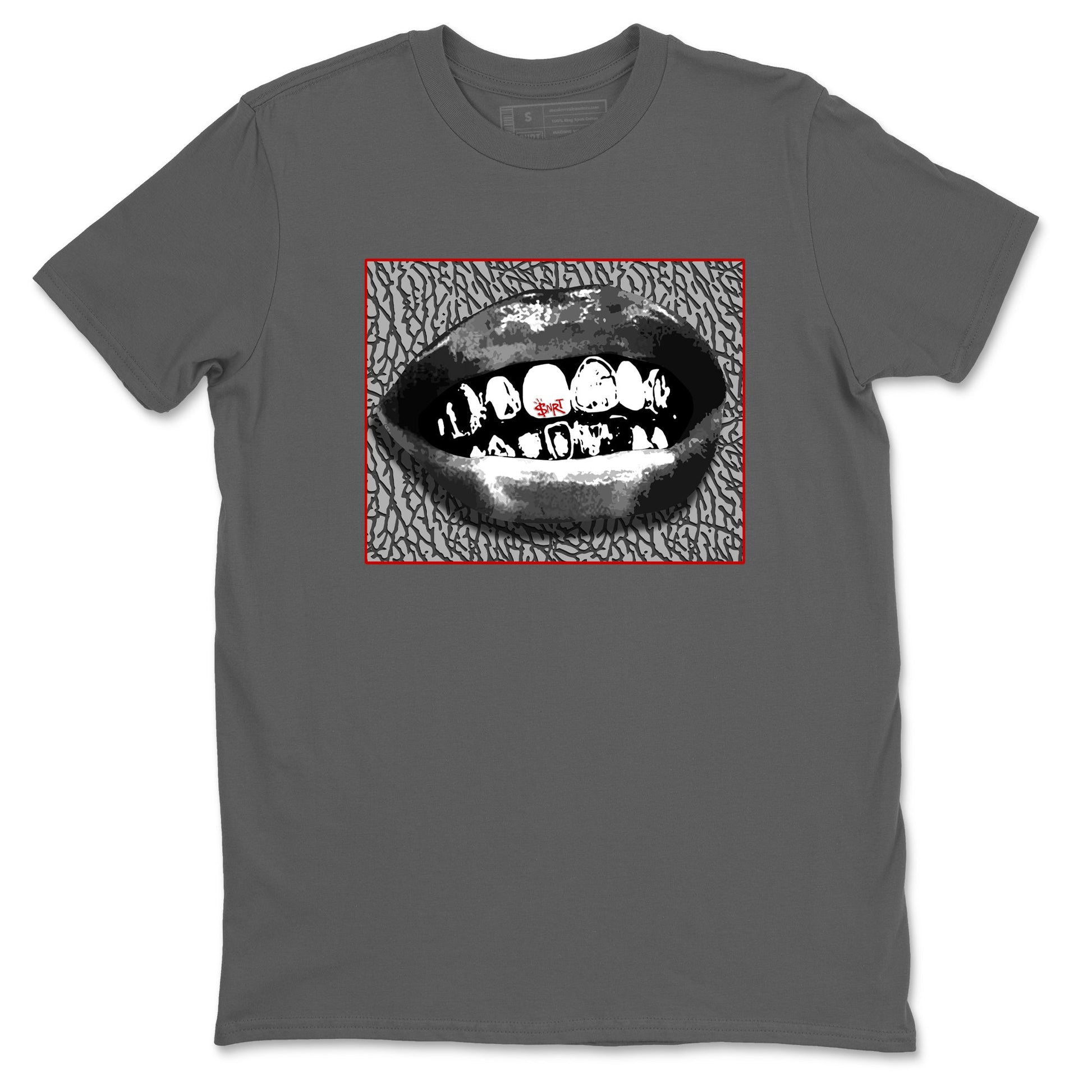 3s Cement Grey shirts to match jordans Grillz Lips sneaker match tees Air Jordan 3 Cement Grey SNRT Sneaker Release Tees unisex cotton Cool Grey 2 crew neck shirts