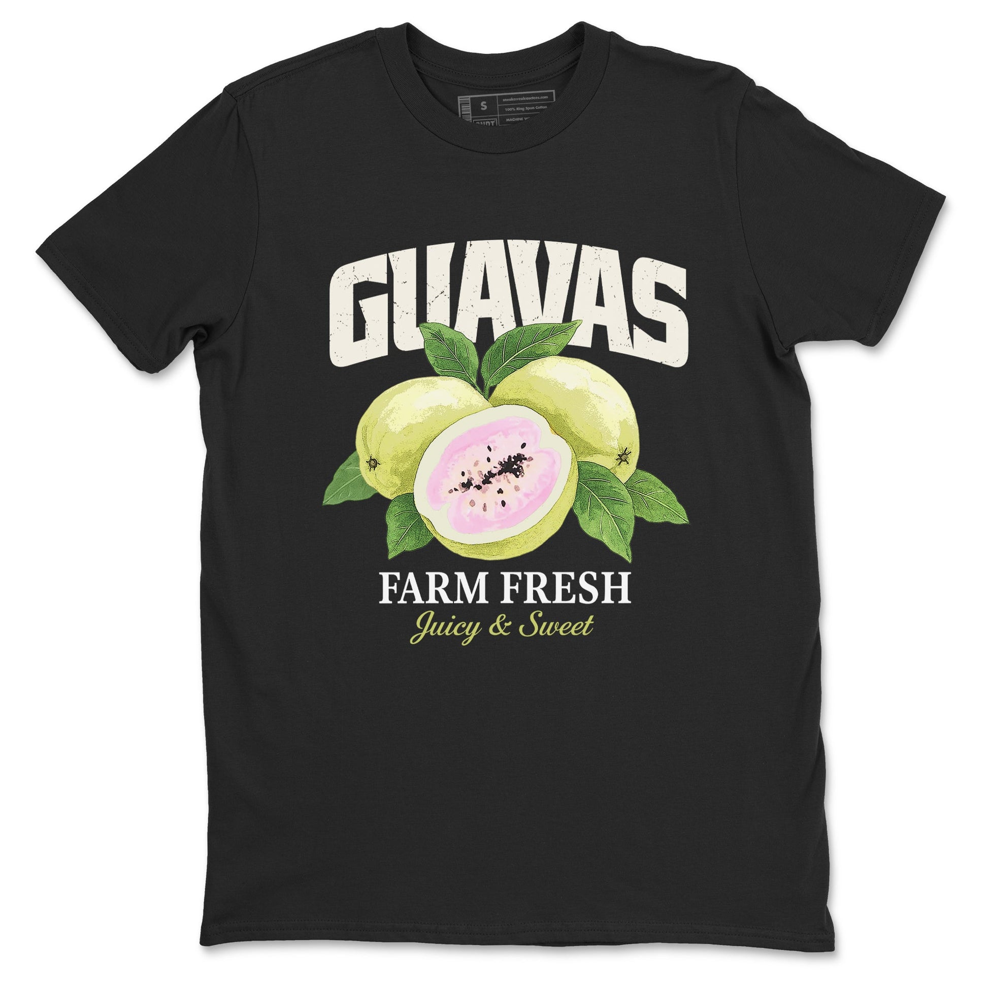 Sneaker match tees – Streetwear Graphic Tees Air Jordan 5 Luminous Green Sneakers – Guavas Graphic Tee Black 2