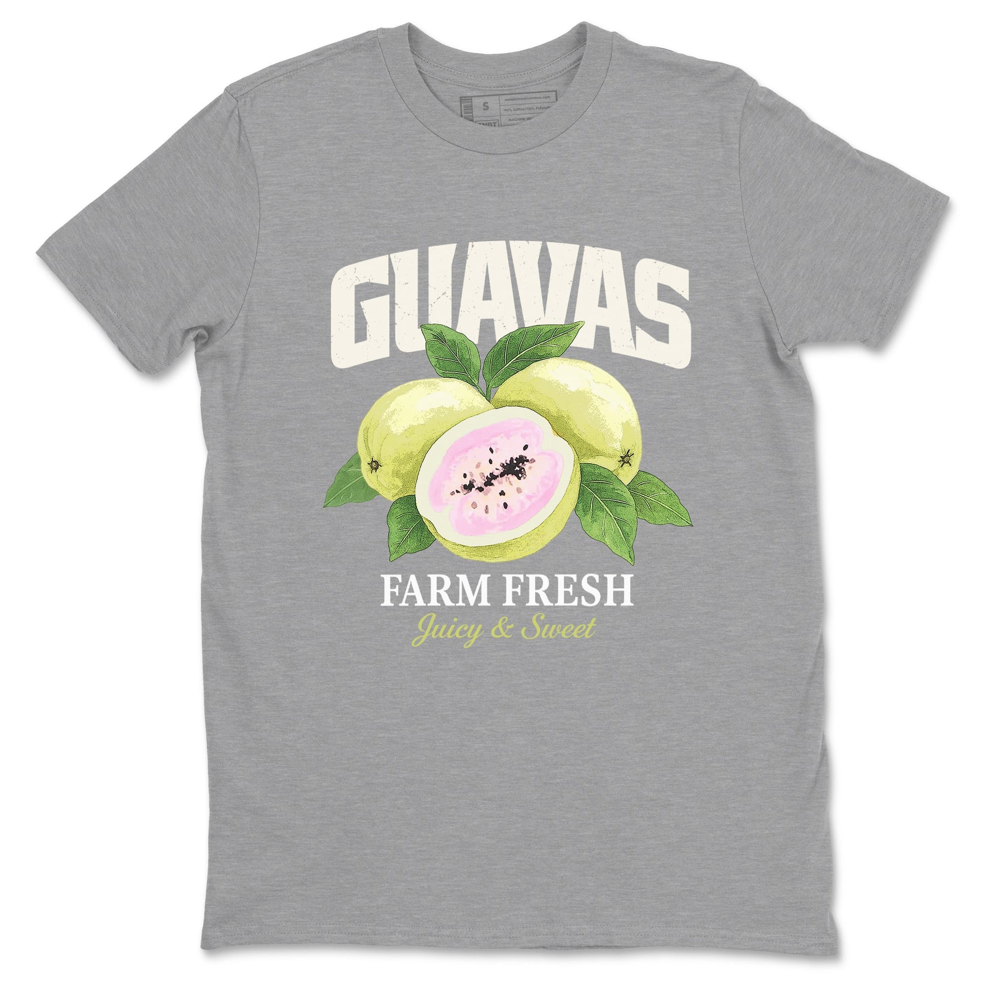 Sneaker match tees – Streetwear Graphic Tees Air Jordan 5 Luminous Green Sneakers – Guavas Graphic Tee Heather Grey 2