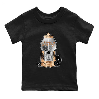 Foams One Metallic Copper shirts to match jordans Gumball Machine sneaker match tees Air Foamposite One Metallic Copper match shoes to clothes SNRT Sneaker Tees Youth Baby Black 2 tee