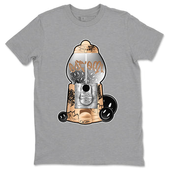 Foams One Metallic Copper shirts to match jordans Gumball Machine sneaker match tees Air Foamposite One Metallic Copper match shoes to clothes SNRT Sneaker Tees unisex cotton Heather Grey 2 shirts