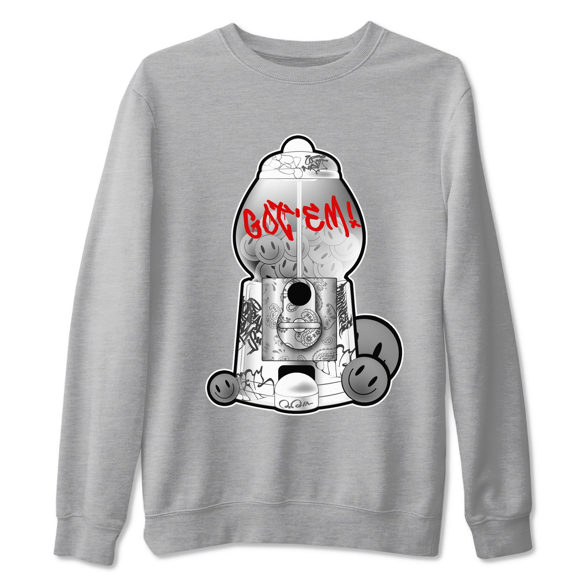 3s Cement Grey shirts to match jordans Gumball Machine sneaker match tees Air Jordan 3 Cement Grey SNRT Sneaker Release Tees unisex cotton Heather Grey 2 crew neck shirts