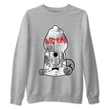 3s Cement Grey shirts to match jordans Gumball Machine sneaker match tees Air Jordan 3 Cement Grey SNRT Sneaker Release Tees unisex cotton Heather Grey 2 crew neck shirts