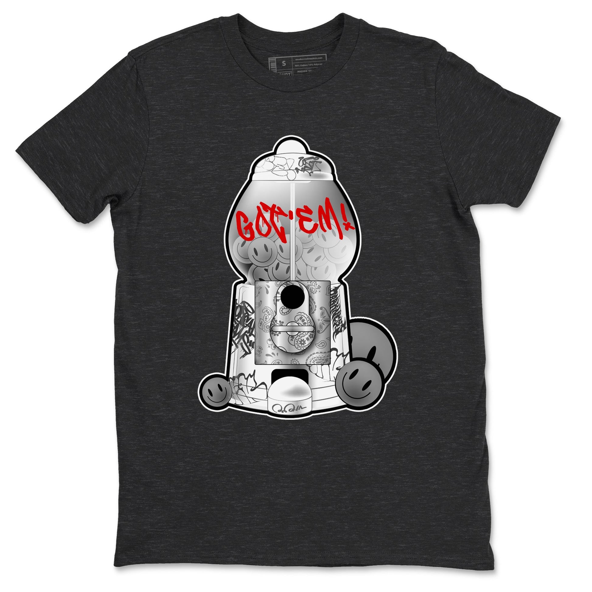 3s Cement Grey shirts to match jordans Gumball Machine sneaker match tees Air Jordan 3 Cement Grey SNRT Sneaker Release Tees unisex cotton Charcoal Heather 2 crew neck shirts