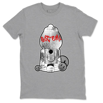 3s Cement Grey shirts to match jordans Gumball Machine sneaker match tees Air Jordan 3 Cement Grey SNRT Sneaker Release Tees unisex cotton Heather Grey 2 crew neck shirts