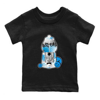 Air Jordan 4 Industrial Blue shirt to match jordans Gumball Machine sneaker tees Air Jordan 4 Military Blue SNRT sneaker release tees baby toddler Black 2 cotton Shirt