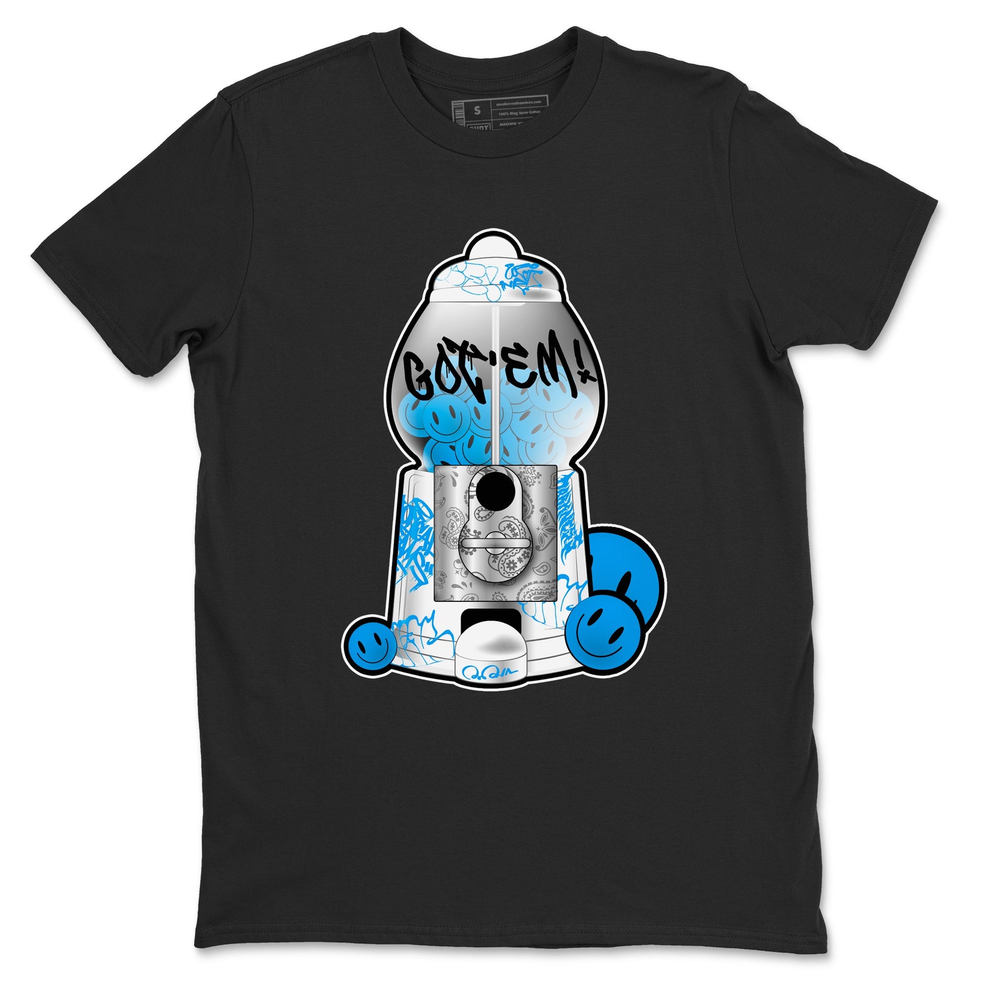 Air Jordan 4 Industrial Blue shirt to match jordans Gumball Machine sneaker tees Air Jordan 4 Military Blue SNRT Sneaker Release Tees unisex cotton Black 2 crew neck shirt