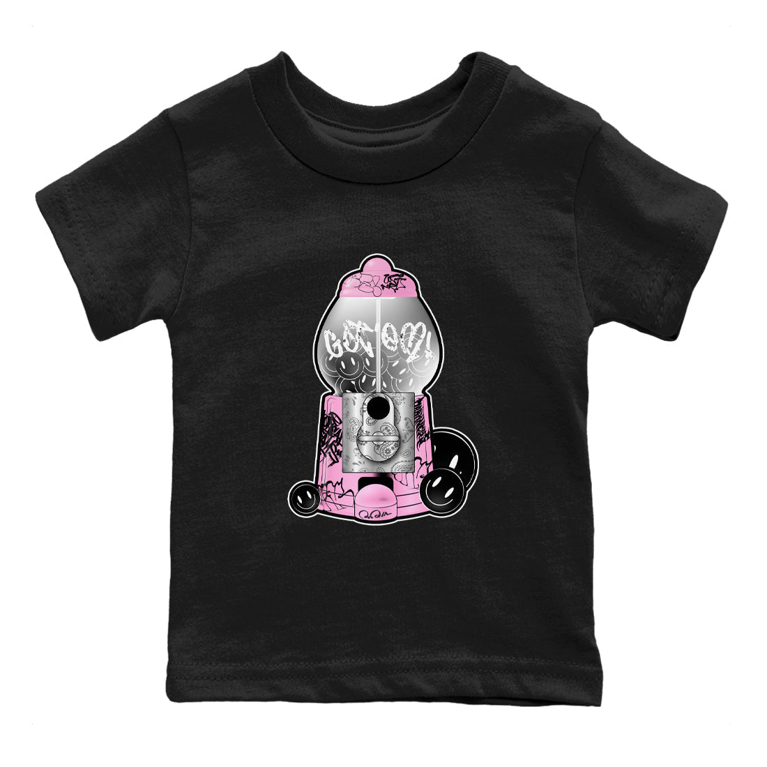Air Jordan 4  Retro Orchid shirts to match jordans Gumball Machine sneaker match tees 4s WMNS Orchid match shoes to clothes SNRT Sneaker Tees Youth Baby Black 2 tee