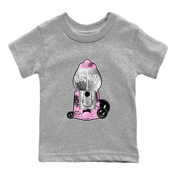 Air Jordan 4  Retro Orchid shirts to match jordans Gumball Machine sneaker match tees 4s WMNS Orchid match shoes to clothes SNRT Sneaker Tees Youth Baby Heather Grey 2 tee