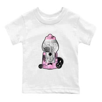 Air Jordan 4  Retro Orchid shirts to match jordans Gumball Machine sneaker match tees 4s WMNS Orchid match shoes to clothes SNRT Sneaker Tees Youth Baby White 2 tee