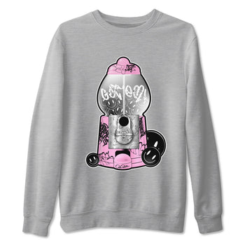 Air Jordan 4  Retro Orchid shirts to match jordans Gumball Machine sneaker match tees 4s WMNS Orchid match shoes to clothes SNRT Sneaker Tees unisex cotton Heather Grey 2 shirts