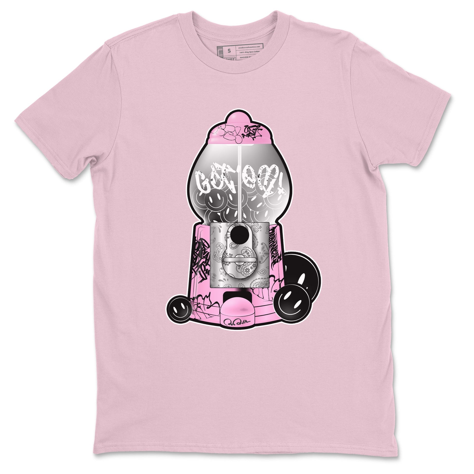 Air Jordan 4  Retro Orchid shirts to match jordans Gumball Machine sneaker match tees 4s WMNS Orchid match shoes to clothes SNRT Sneaker Tees unisex cotton Pink 2 shirts