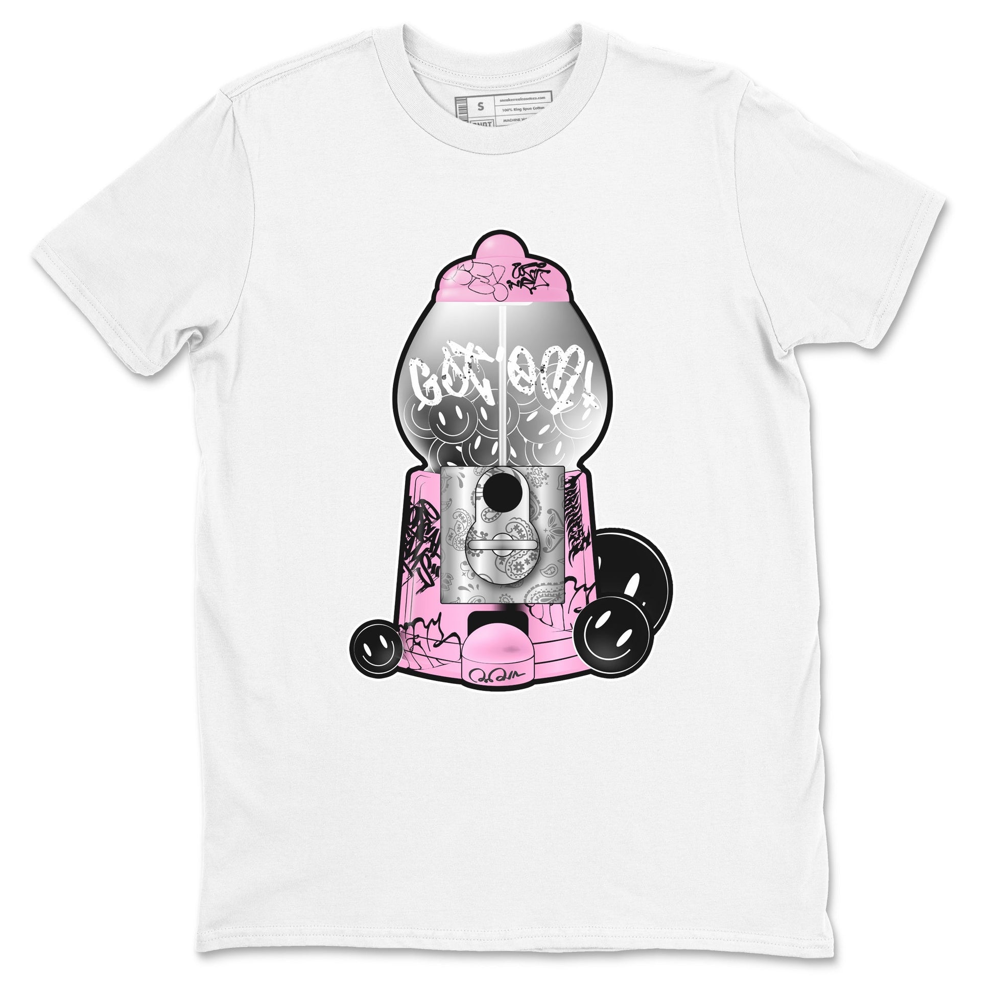 Air Jordan 4  Retro Orchid shirts to match jordans Gumball Machine sneaker match tees 4s WMNS Orchid match shoes to clothes SNRT Sneaker Tees unisex cotton White 2 shirts