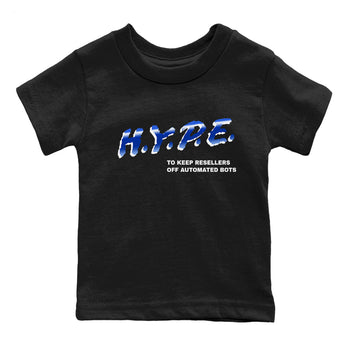Air Foamposite One Royal shirts to match jordans H.Y.P.E sneaker match tees Foams One Royal match shoes to clothes SNRT Sneaker Tees Youth Baby Black 2 tee