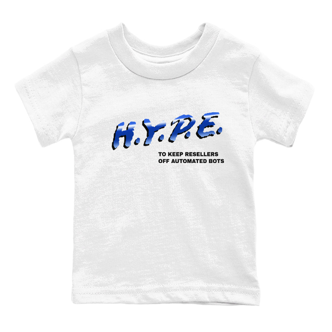 Air Foamposite One Royal shirts to match jordans H.Y.P.E sneaker match tees Foams One Royal match shoes to clothes SNRT Sneaker Tees Youth Baby White 2 tee