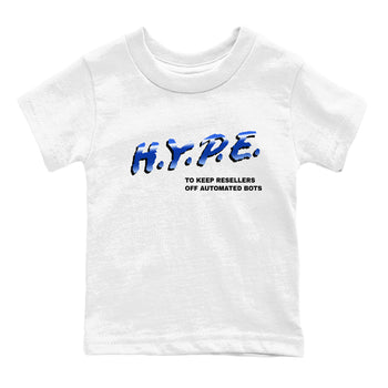 Air Foamposite One Royal shirts to match jordans H.Y.P.E sneaker match tees Foams One Royal match shoes to clothes SNRT Sneaker Tees Youth Baby White 2 tee