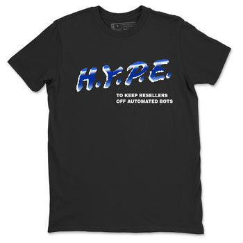 Air Foamposite One Royal shirts to match jordans H.Y.P.E sneaker match tees Foams One Royal match shoes to clothes SNRT Sneaker Tees unisex cotton Black 2 shirts