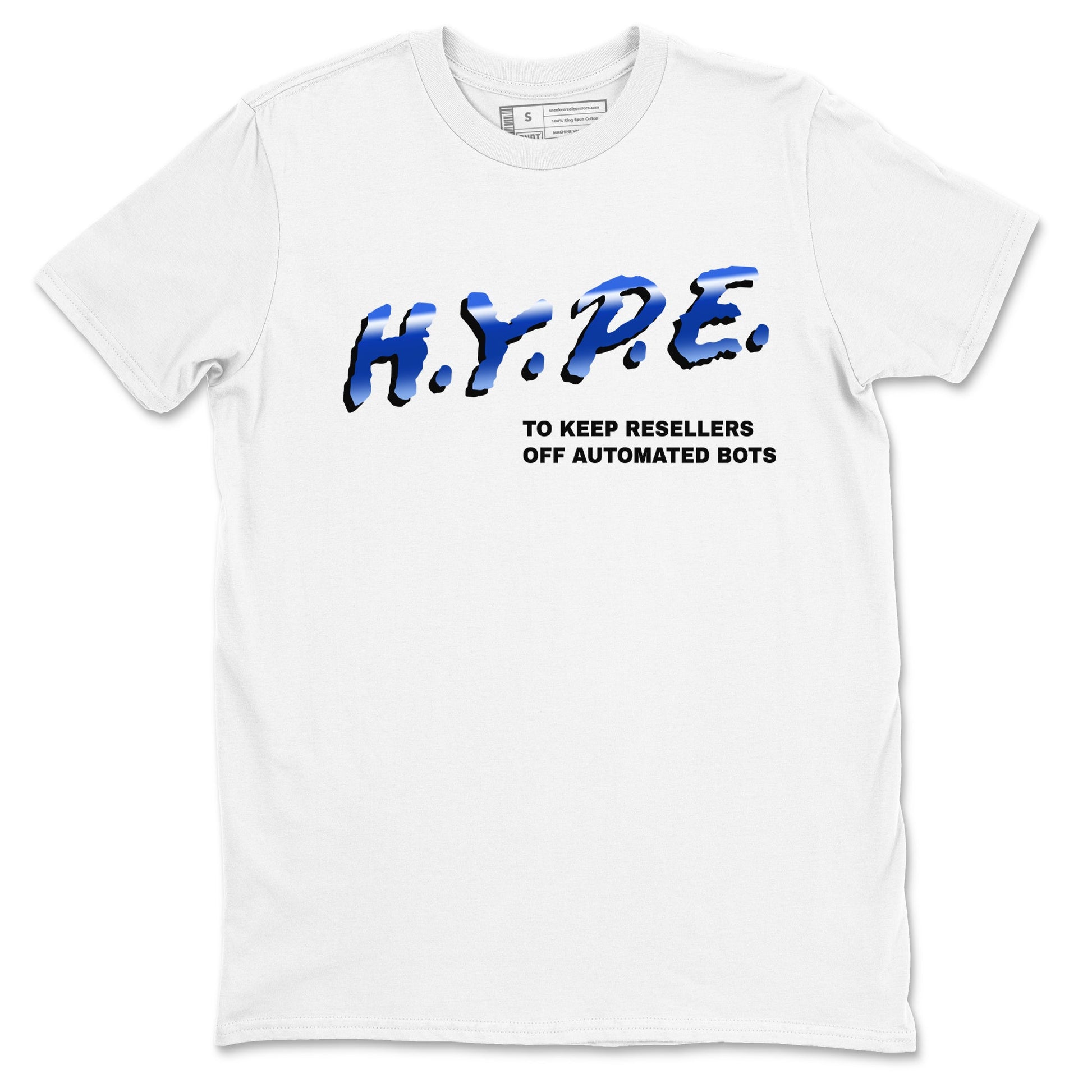 Air Foamposite One Royal shirts to match jordans H.Y.P.E sneaker match tees Foams One Royal match shoes to clothes SNRT Sneaker Tees unisex cotton White 2 shirts