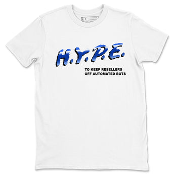 Air Foamposite One Royal shirts to match jordans H.Y.P.E sneaker match tees Foams One Royal match shoes to clothes SNRT Sneaker Tees unisex cotton White 2 shirts