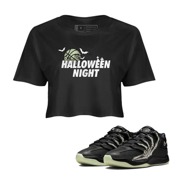 Sneaker Threads – Sneaker Tees To Match Nike KD 18 Halloween – Halloween Night Crop Tee Black 1. Perfect for Jordan releases 2025 colorways. Perfect for Kevin Durant sneaker releases and Halloween 2025 colorways.