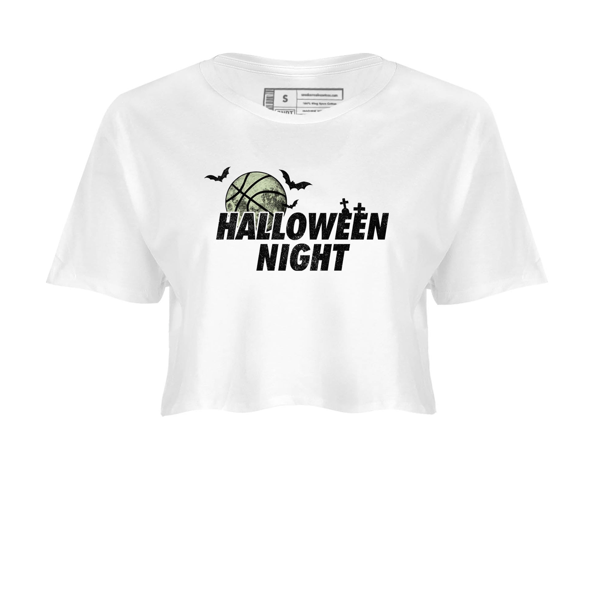 Sneaker Threads – Sneaker Tees To Match Nike KD 18 Halloween – Halloween Night Crop Tee White 2. Perfect for Jordan releases 2025 colorways. Perfect for Kevin Durant sneaker releases and Halloween 2025 colorways.