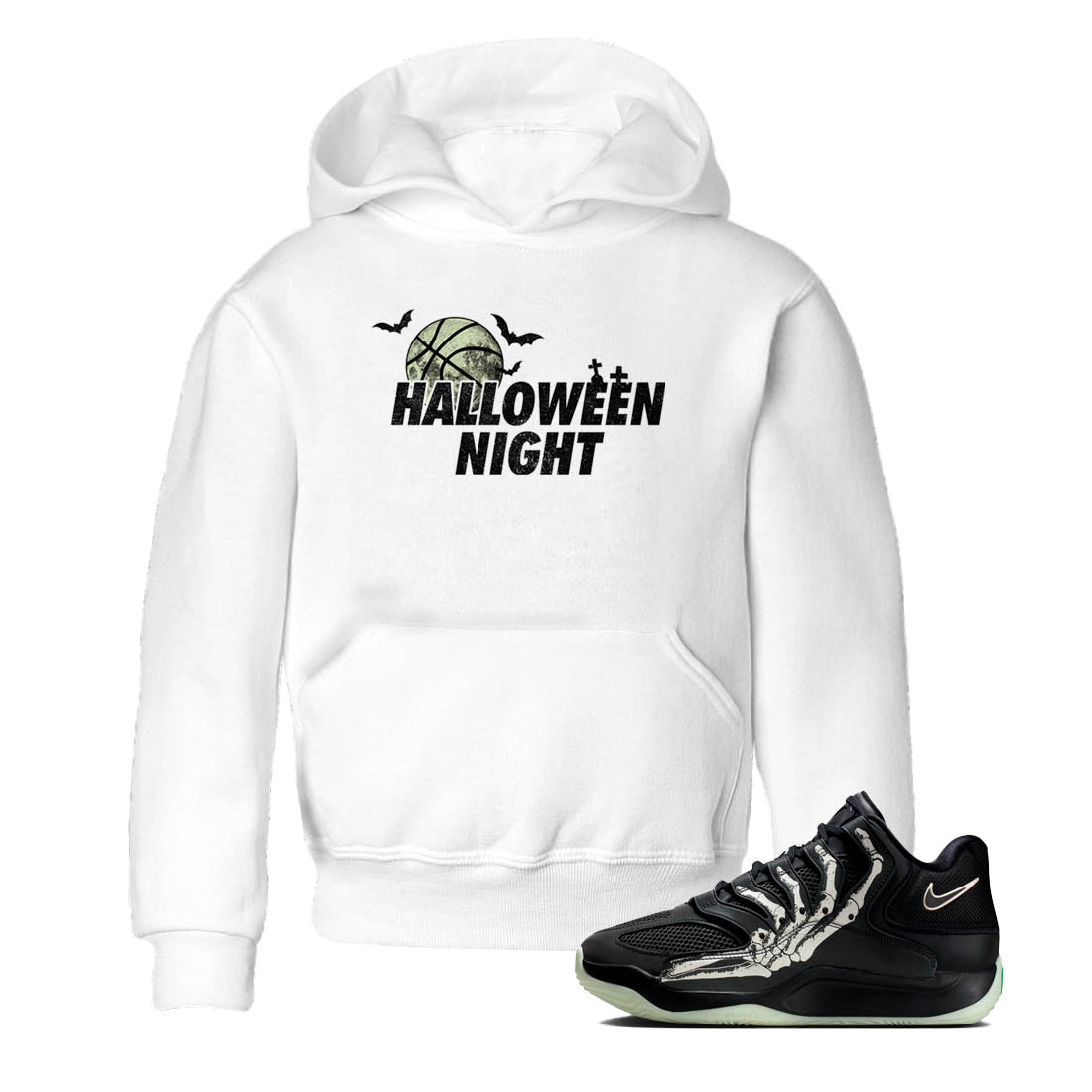 Sneaker Threads – Sneaker Tees To Match Nike KD 18 Halloween – Halloween Night Youth Graphic Tee White 1. Perfect for Jordan releases 2025 colorways. Perfect for Kevin Durant sneaker releases and Halloween 2025 colorways.
