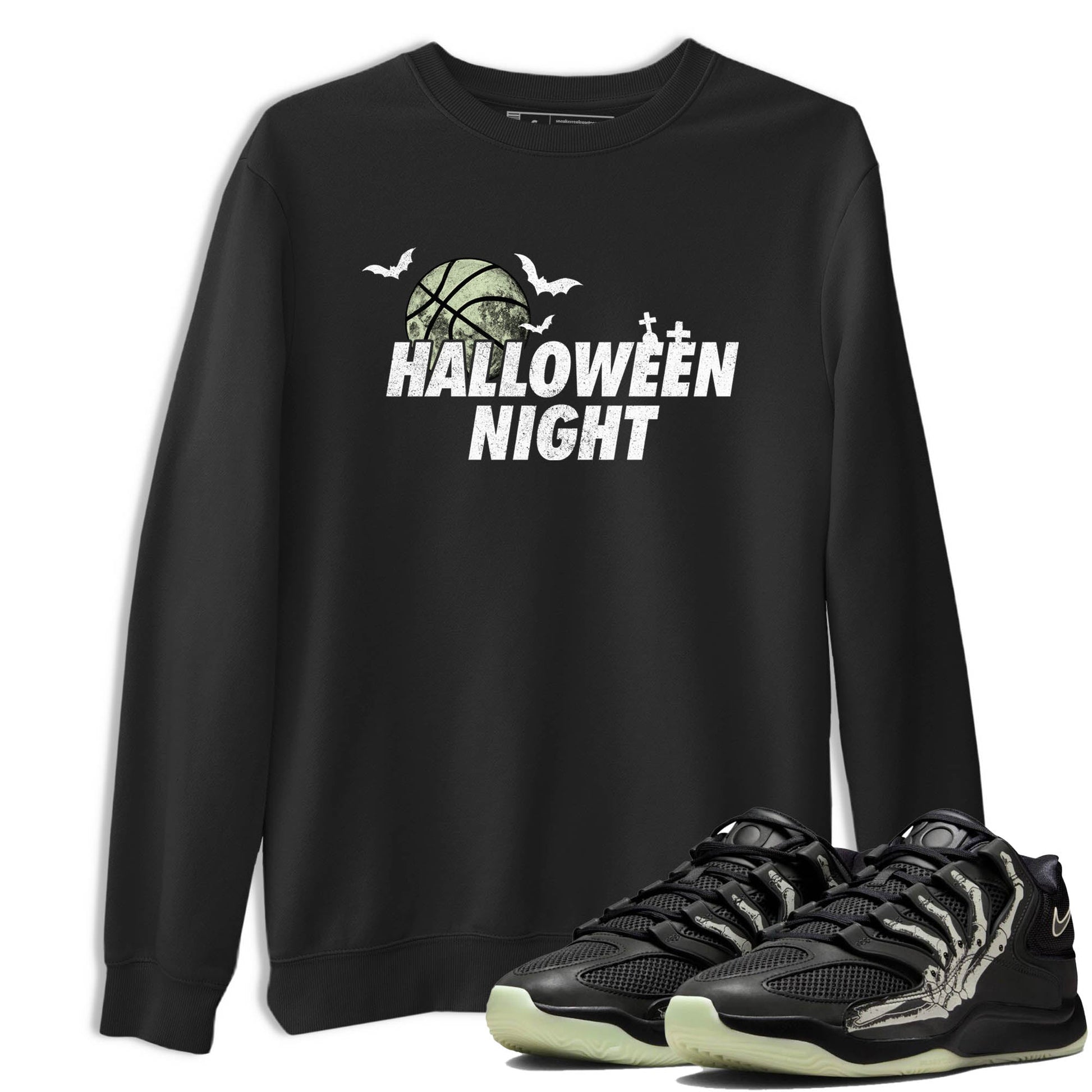 Sneaker Threads – Sneaker Tees To Match Nike KD 18 Halloween – Halloween Night Graphic Tee Black 1. Perfect for Jordan releases 2025 colorways. Perfect for Kevin Durant sneaker releases and Halloween 2025 colorways.