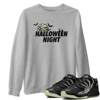 Sneaker Threads – Sneaker Tees To Match Nike KD 18 Halloween – Halloween Night Graphic Tee Heather Grey 1. Perfect for Jordan releases 2025 colorways. Perfect for Kevin Durant sneaker releases and Halloween 2025 colorways.