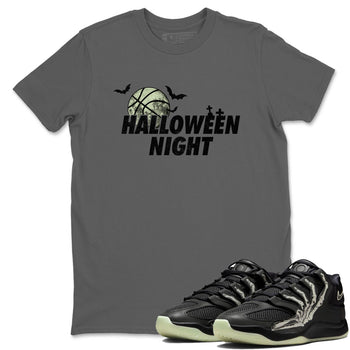 Sneaker Threads – Sneaker Tees To Match Nike KD 18 Halloween – Halloween Night Graphic Tee Cool Grey 1. Perfect for Jordan releases 2025 colorways. Perfect for Kevin Durant sneaker releases and Halloween 2025 colorways.