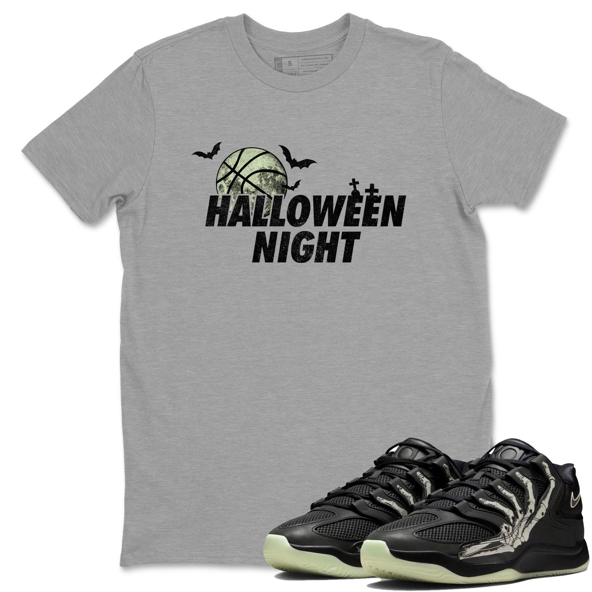 Sneaker Threads – Sneaker Tees To Match Nike KD 18 Halloween – Halloween Night Graphic Tee Heather Grey 1. Perfect for Jordan releases 2025 colorways. Perfect for Kevin Durant sneaker releases and Halloween 2025 colorways.
