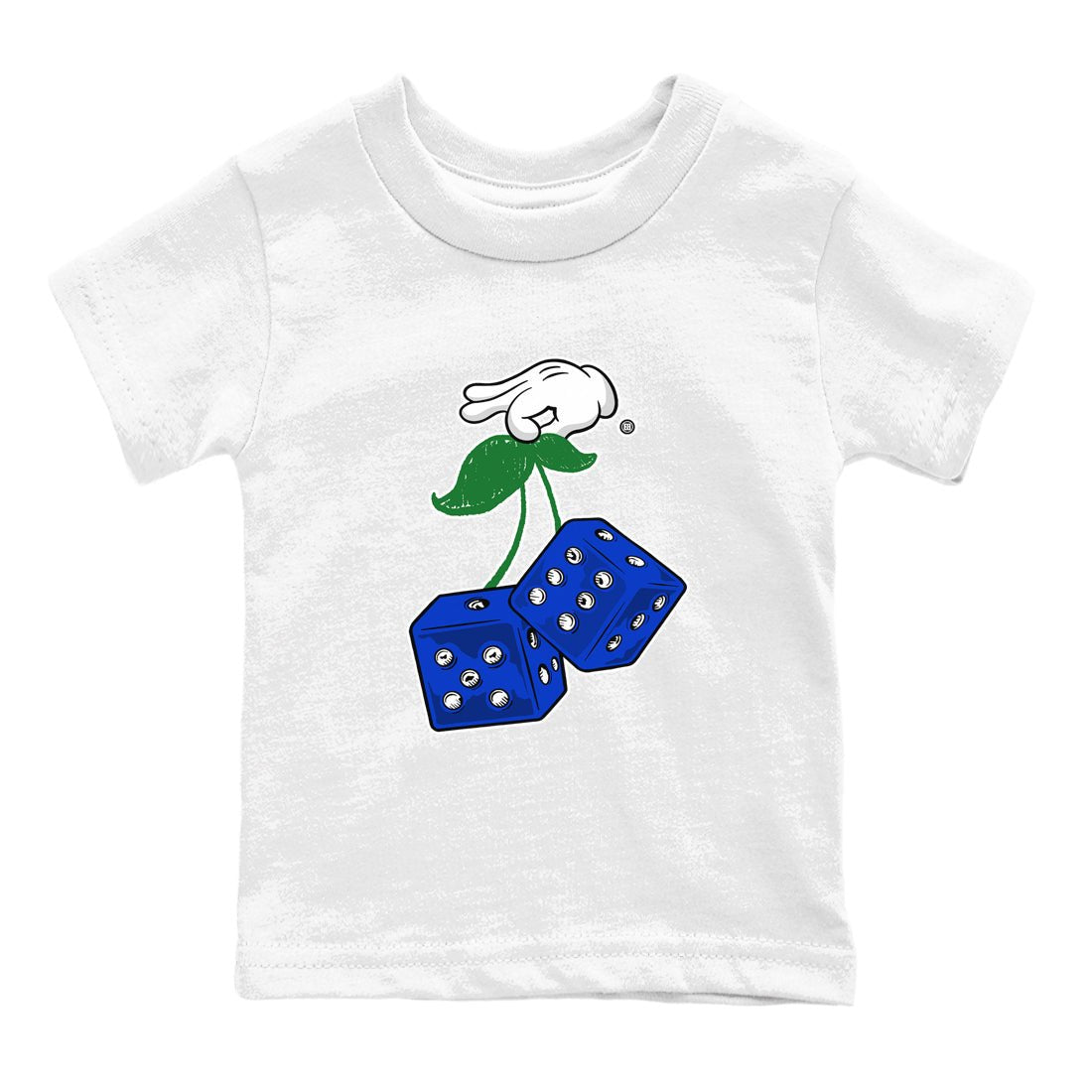 AJ12 Blueberry shirts to match jordans Hanging Dice sneaker match tees Air Jordan 12 Blueberry SNRT Sneaker Tees streetwear brand Baby and Youth White 2 cotton tee