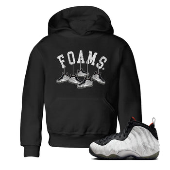 Foams One Jin shirts to match jordans Hanging Sneakers sneaker match tees Air Foamposite One Jin match shoes to clothes SNRT Sneaker Tees Youth Baby Black 1 tee