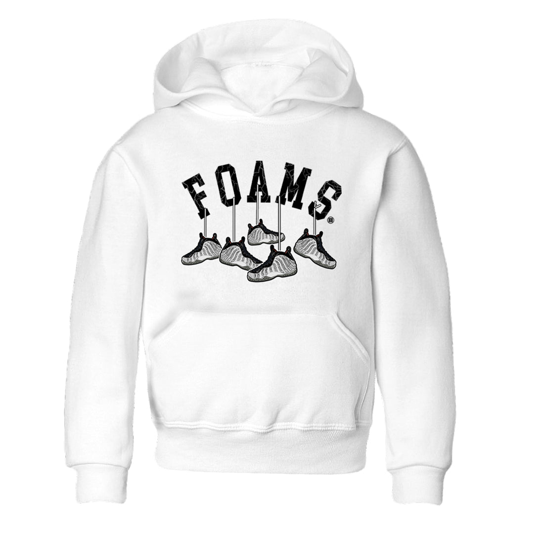 Foams One Jin shirts to match jordans Hanging Sneakers sneaker match tees Air Foamposite One Jin match shoes to clothes SNRT Sneaker Tees Youth Baby White 2 tee