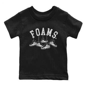 Foams One Jin shirts to match jordans Hanging Sneakers sneaker match tees Air Foamposite One Jin match shoes to clothes SNRT Sneaker Tees Youth Baby Black 2 tee
