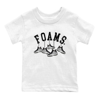Foams One Jin shirts to match jordans Hanging Sneakers sneaker match tees Air Foamposite One Jin match shoes to clothes SNRT Sneaker Tees Youth Baby White 2 tee