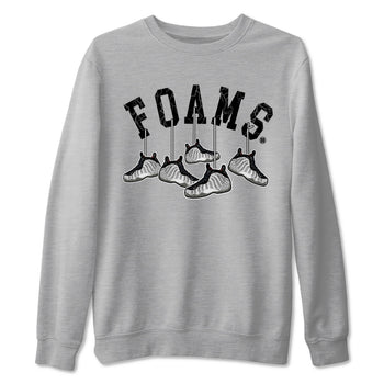 Foams One Jin shirts to match jordans Hanging Sneakers sneaker match tees Air Foamposite One Jin match shoes to clothes SNRT Sneaker Tees unisex cotton Heather Grey 2 shirts