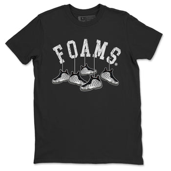 Foams One Jin shirts to match jordans Hanging Sneakers sneaker match tees Air Foamposite One Jin match shoes to clothes SNRT Sneaker Tees unisex cotton Black 2 shirts