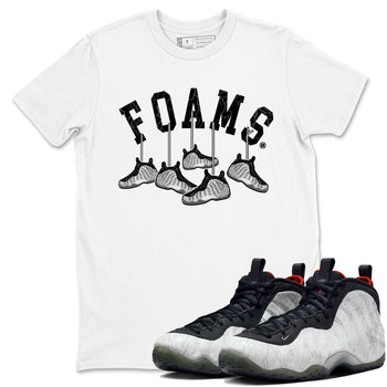 Foams One Jin shirts to match jordans Hanging Sneakers sneaker match tees Air Foamposite One Jin match shoes to clothes SNRT Sneaker Tees unisex cotton White 1 shirts