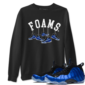 Air Foamposite One Royal shirts to match jordans Hanging Sneakers sneaker match tees Foams One Royal match shoes to clothes SNRT Sneaker Tees unisex cotton Black 1 shirts