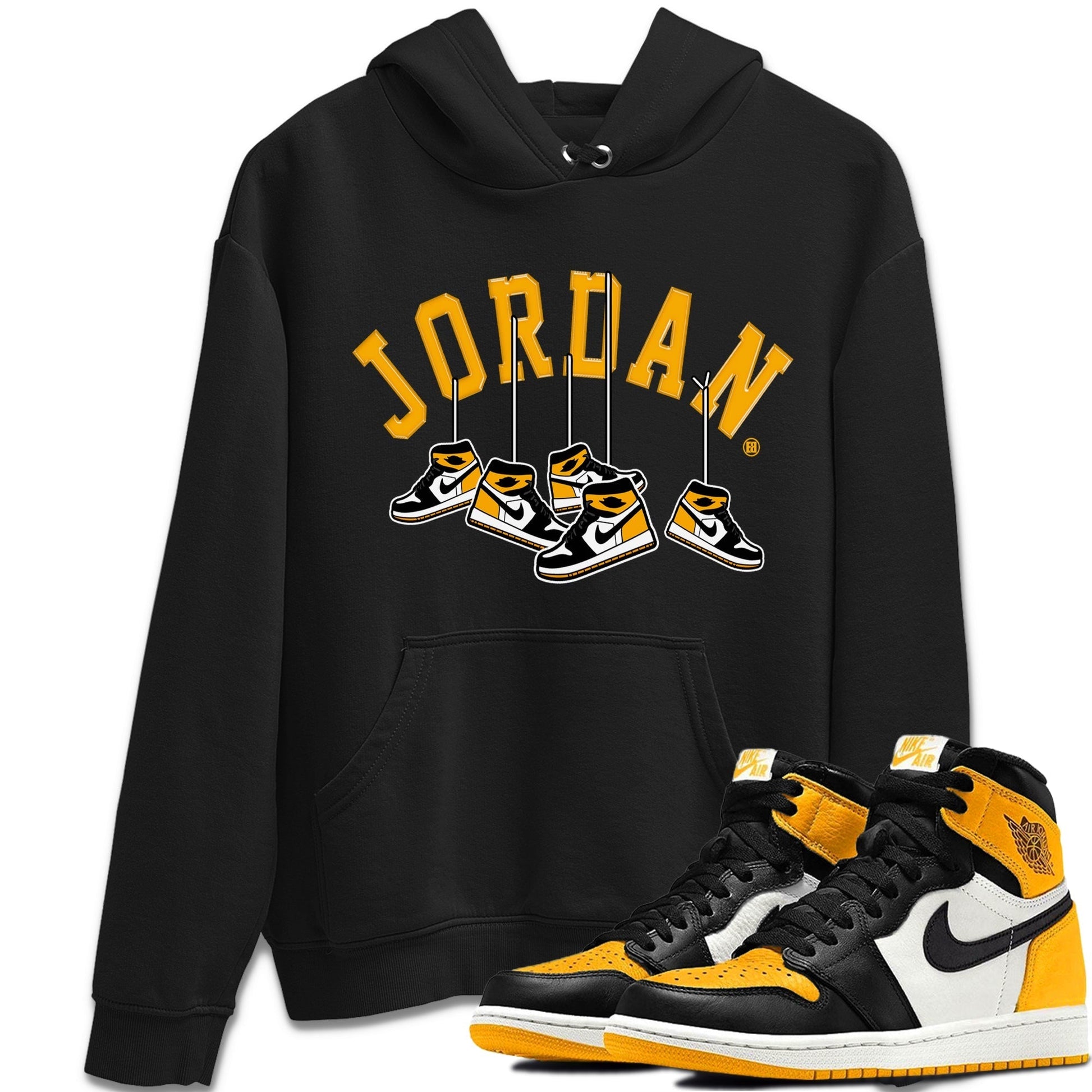 Hanging Sneakers Unisex Tops - Air Jordan 1 Taxi - SNRT Sneaker T-shirts
