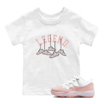 11s Legend Pink shirts to match jordans Hanging Sneakers sneaker match tees Air Jordan 11 Legend Pink SNRT Sneaker Tees streetwear brand Baby and Youth White 1 cotton tee
