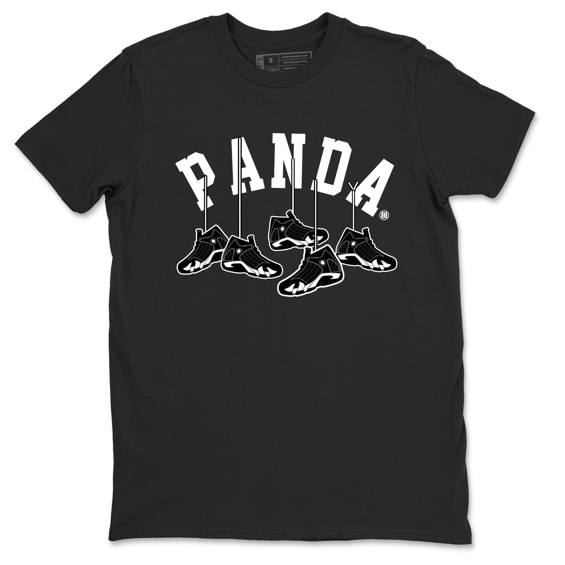 Hanging Sneakers SNRT Sneaker Tees - Air Jordan 14 Panda - SNRT Sneaker Tee