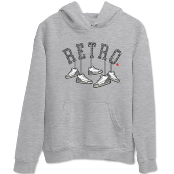 3s Cement Grey shirts to match jordans Hanging Sneakers sneaker match tees Air Jordan 3 Cement Grey SNRT Sneaker Tees streetwear brand Heather Grey 2 unisex cotton tee