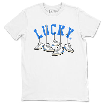 Air Jordan 3 Lucky Shorts shirts to match jordans Hanging Sneakers sneaker match tees Air Jordan 3 Retro Lucky Shorts match shoes to clothes SNRT Sneaker Tees unisex cotton White 2 shirts