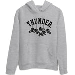 4s White Thunder shirts to match jordans Hanging Sneakers sneaker match tees Air Jordan 4 Retro White Thunder SNRT Sneaker Release Tees unisex cotton Heather Grey 2 crew neck shirts